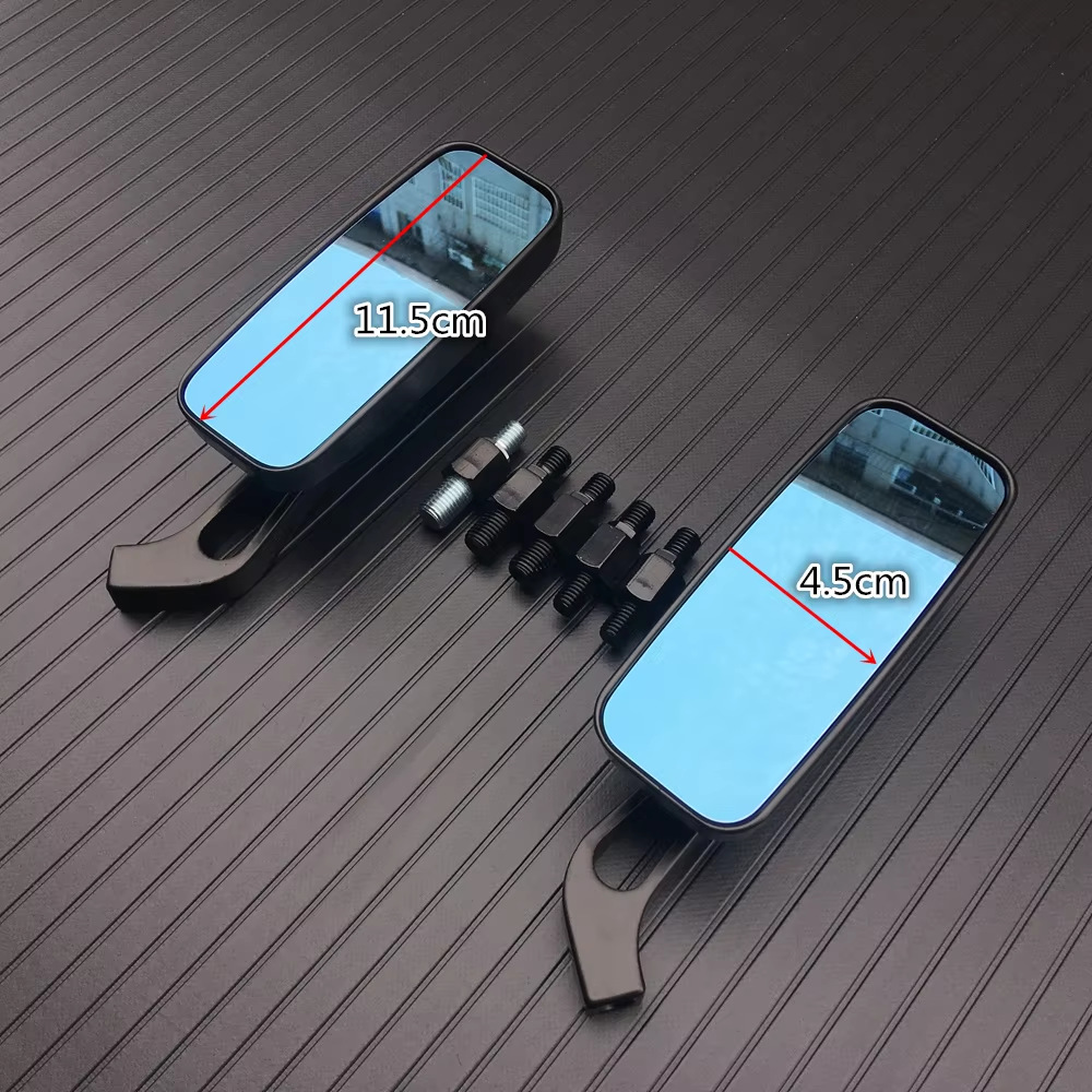 8/10mm Universal Anti-Glare Motorcycle Rearview Mirror Side Mirror for Harley, Kawasaki, Yamaha, Suzuki