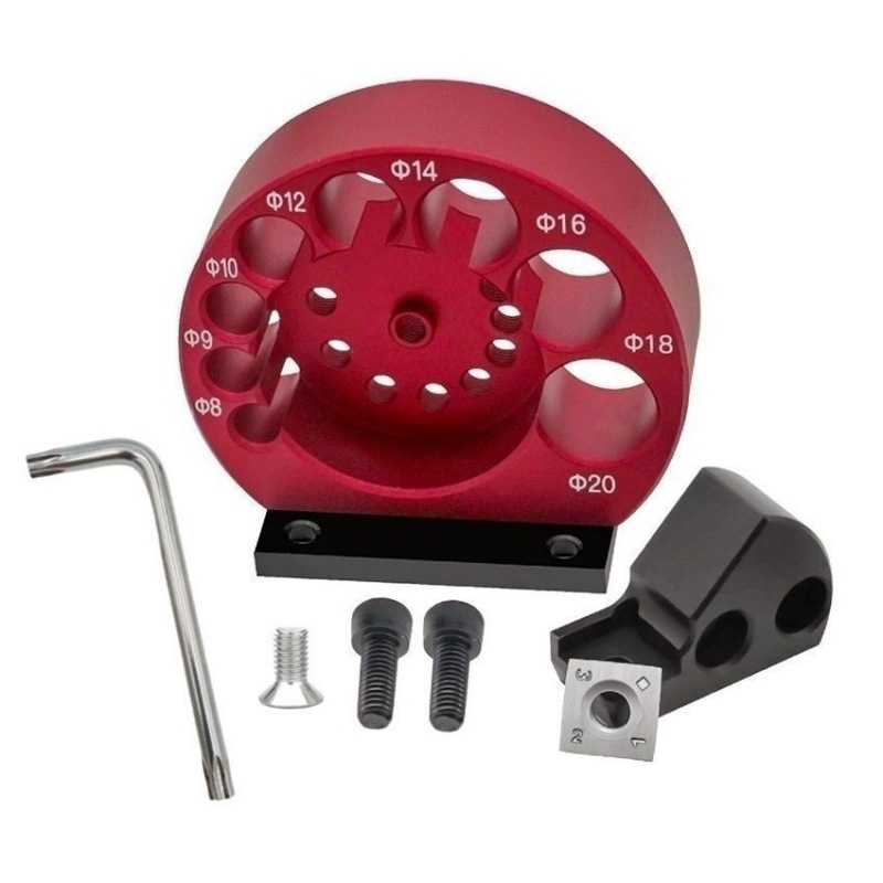 Taladro eléctrico de 8 orificios, dispositivo redondo, coche ajustable, barra redonda, espiga, tira rectangular, tira redonda, carpintería