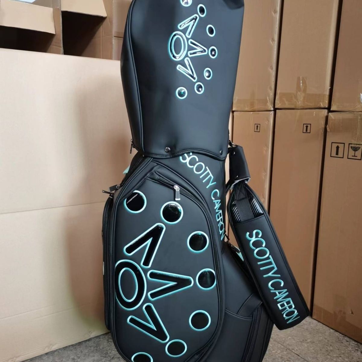 高尔夫球包高尔夫标准球包golf球袋运动时尚球杆包红色兰色默认项