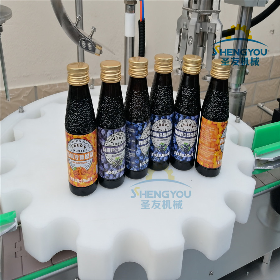 酵素口服液罐装机 中药口服液灌装机 100ml全自动口服液灌装机