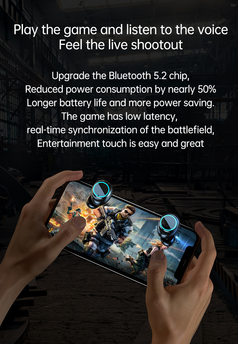 Title 8, Science Fiction Metal Capsule Headset for Lag-F...