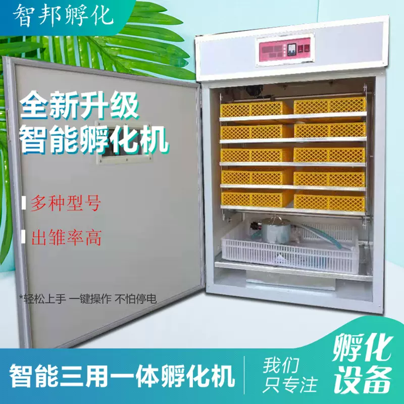 880中小型鸡鸭鹅鸽鸟孔雀蛋孵化器孵化箱小鸡孵蛋器孵化机全自动