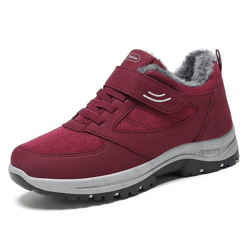 Cozy warm walking boots for leisure, comfortable fit for middle-aged wearers, direct factory sale