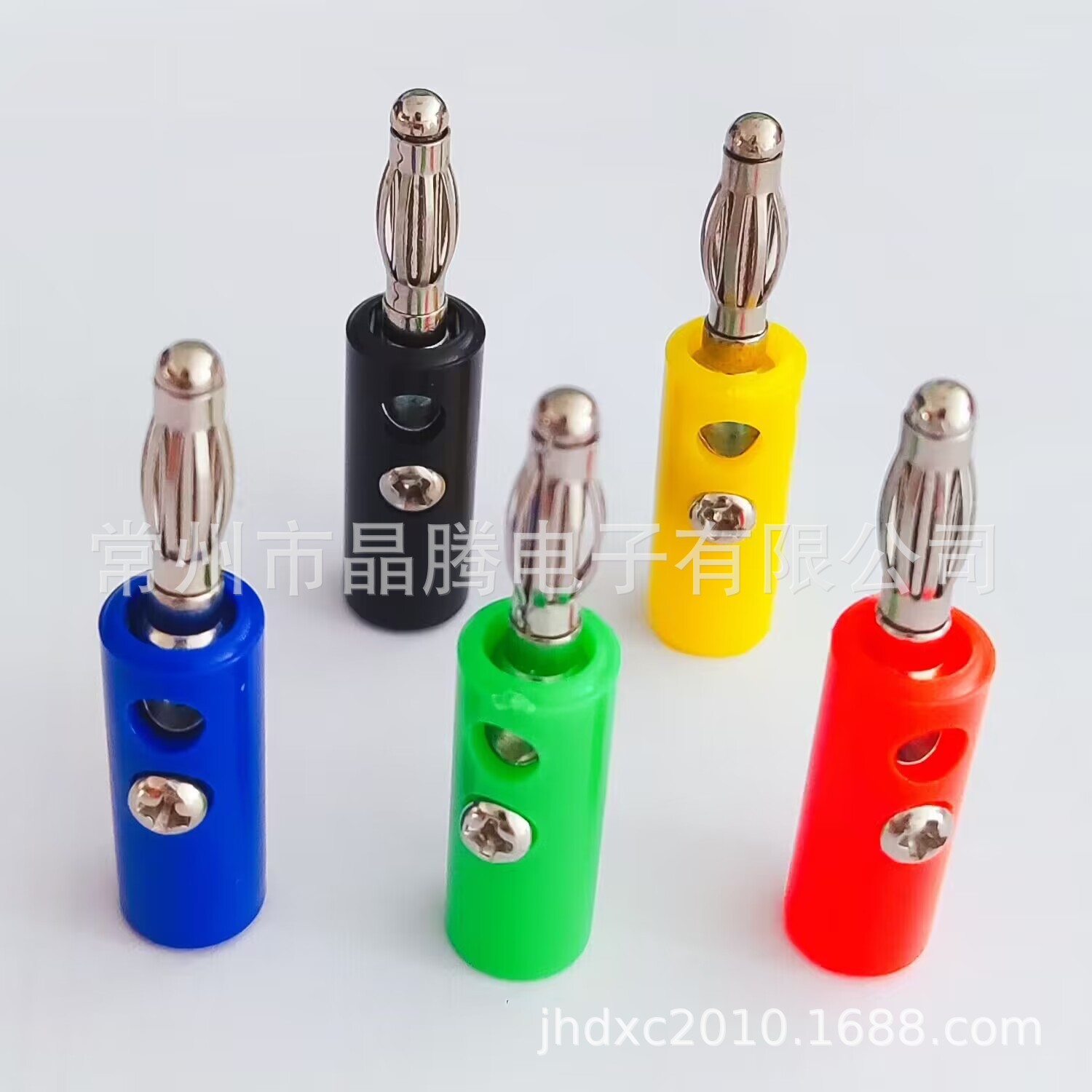 4MM香蕉插头 灯笼香蕉插  免焊接香蕉插头 喇叭音箱插 测试笔头