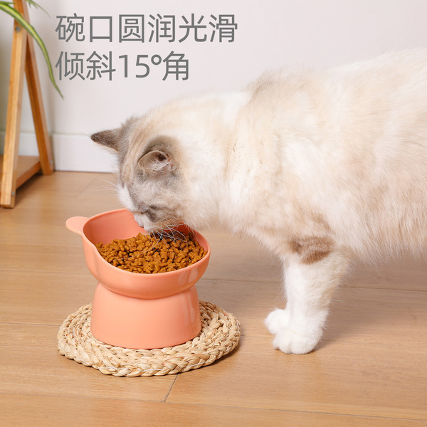 New Pet Products Nordic Wind Sillers Tall Cat Bowl Panda Cat Bowl…