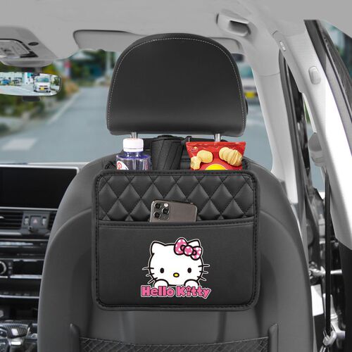 Car Seat Storage Bag Children's Cartoon Multifunctional Hanging Bag Chair Car In-car Trash Can Car Interior Supplies