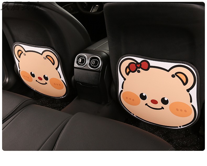 Car seat back anti-kick pad rear universal child dirt-resistant car rear seat protective pad protective pad storage female