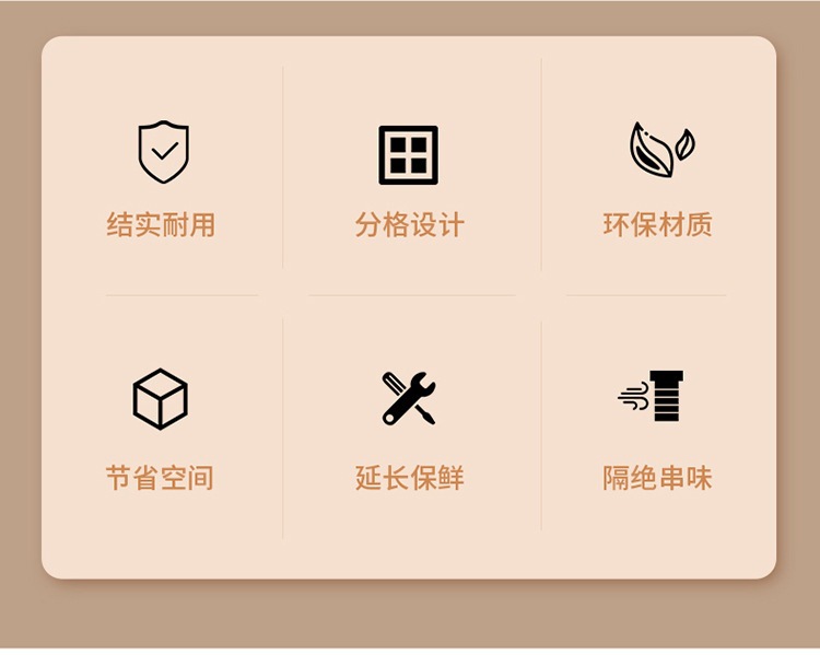 冰箱保鲜盒家用厨房三格沥水葱花盒食品级姜蒜冷藏保鲜收纳可拆卸