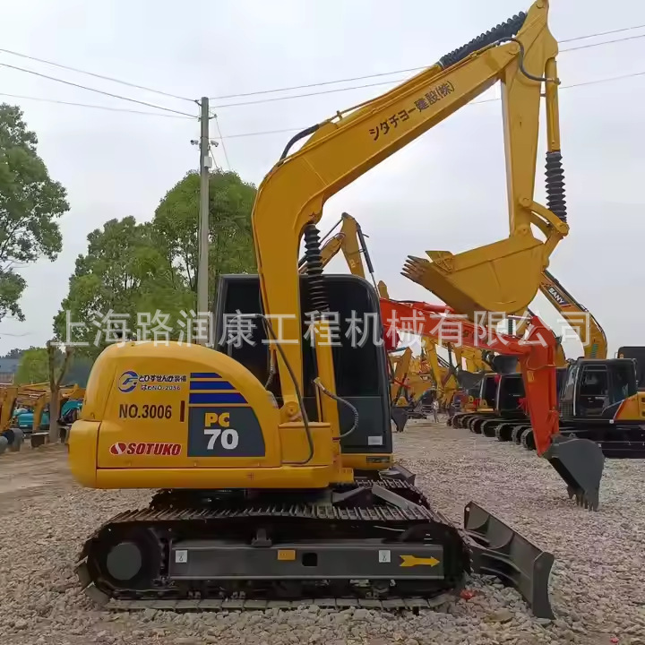 500-Hour Used 70-Ton Excavator Hitachi Komatsu Kubota Caterpillar Bobcat Takeuchi Ishikawa Volvo