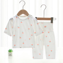 婴儿夏季服装男女宝宝薄款套装儿童家居服睡衣空调服安阳婴童装