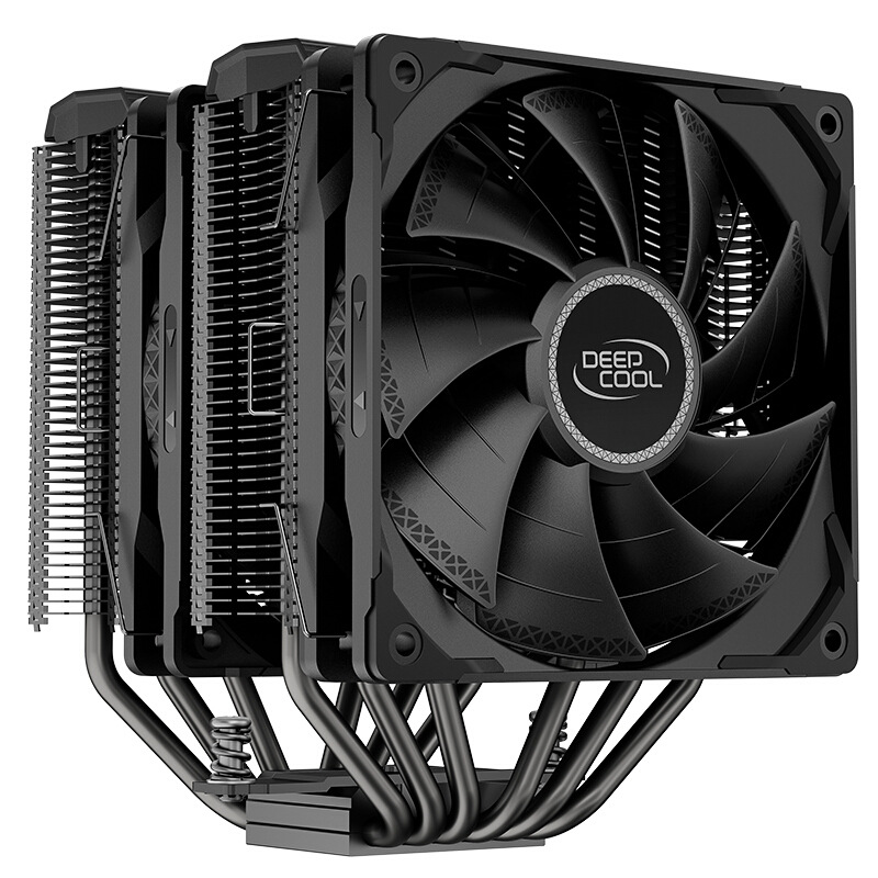 Kyushu Fengshen Dashuang Tower Six Copper Tube CPURadiator Black Warrior High Air Volume High Performance12th Generation Cooling Fan