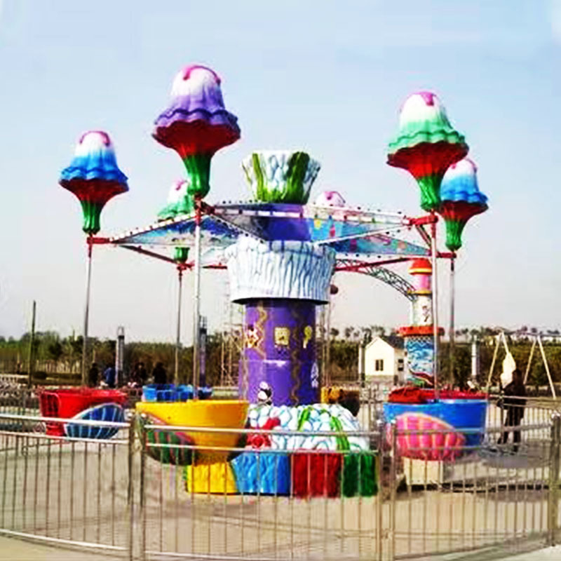 Rotating balloon for amusement parks