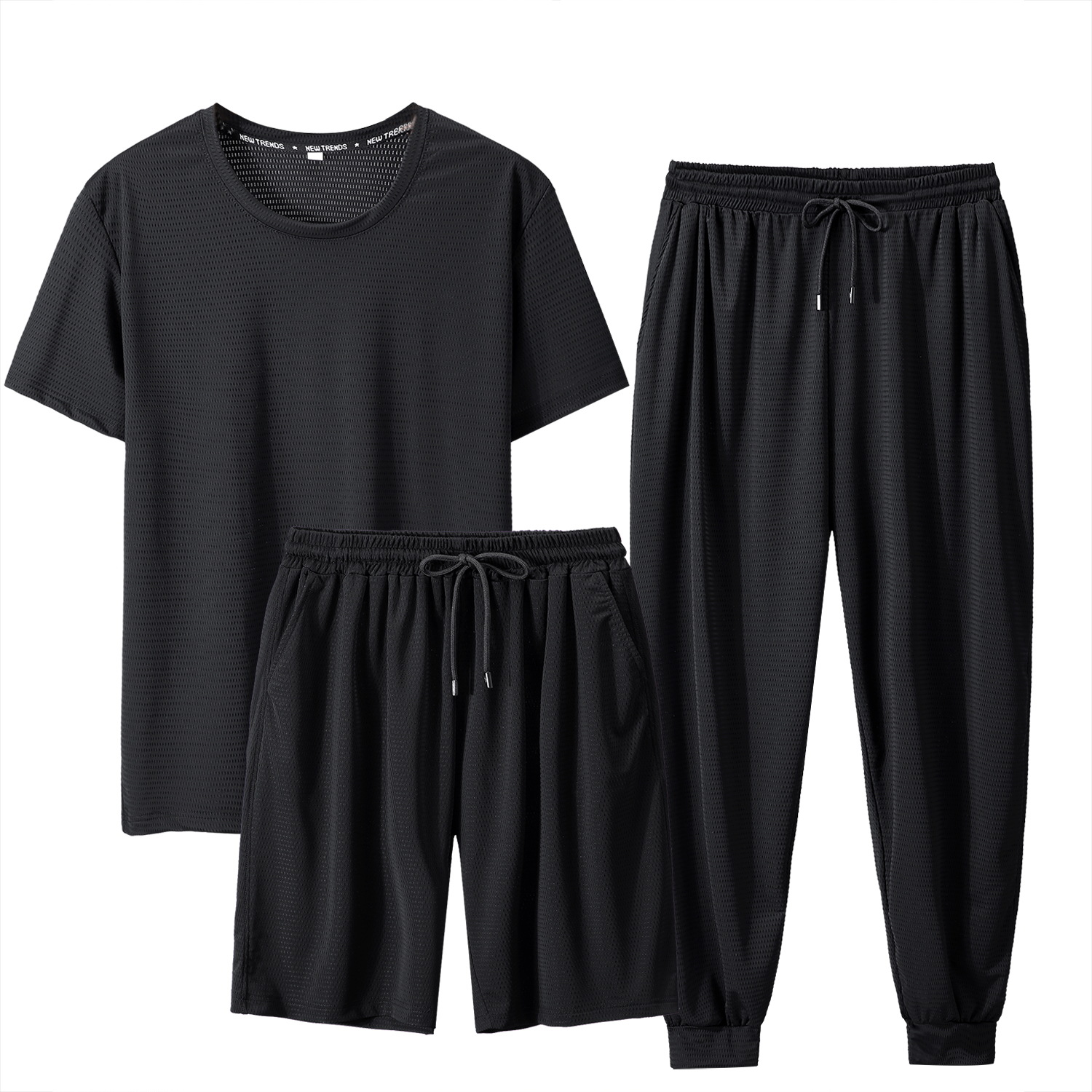 Silk quick dry short sleeve T-shirt