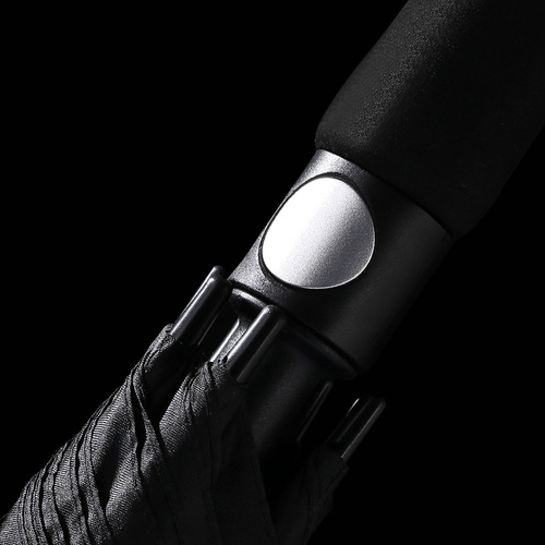 Automatic windproof umbrella large long handle straight umbrella golf umbrella comfortable handle opening promotion custom advertising umbrella