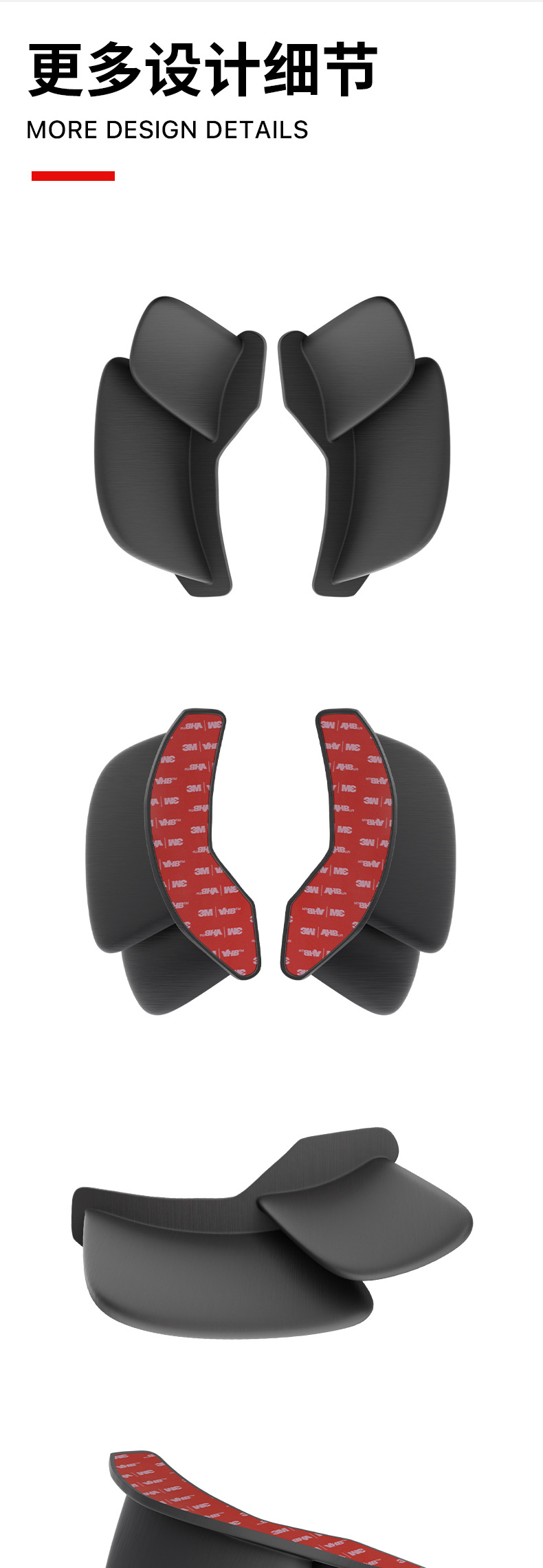 Suitable for Ducati Panigale Streetfighter Rear Wing V2 V4 V4S/R Modified Fixed Wing 2018-2024