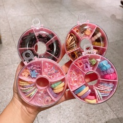 子供用ヘアアクセサリーキャンディーカラーの小さな親指ヘアバンドベビーヘアゴムバンドタオルリングコンビネーションセットヘッドバンド