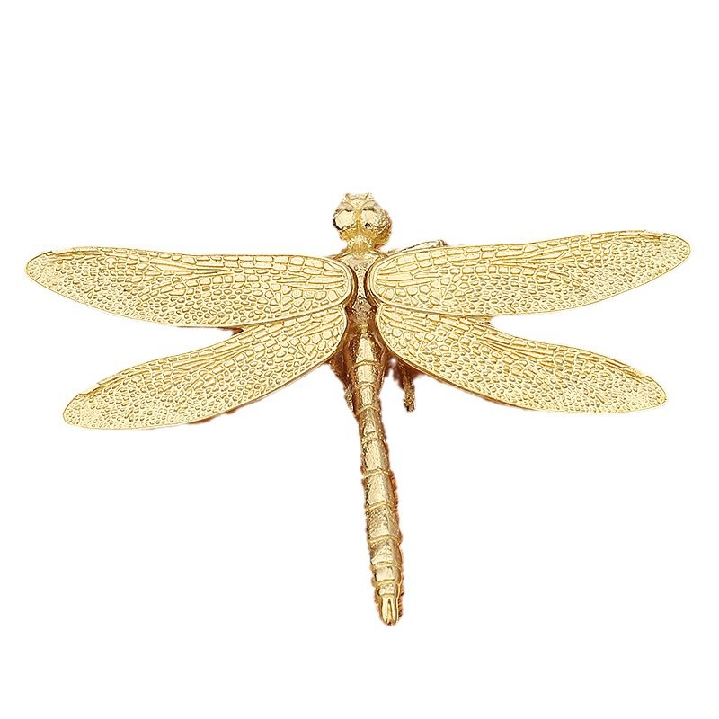 Brass Dragonfly wings accesorios desmontables accesorios de oro de moda retro decoración de mesa metal ornamentos artesanías