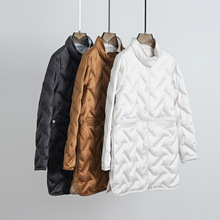 JIN口波兰科鲁达SS级95白鹅绒0压感轻便保暖双面双穿一手长鹅绒服