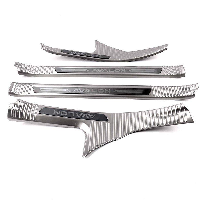Suitable for 19 Toyota Avalon Stainless Steel Door Sill Strips Modified Welcome Pedal Trunk Rear Guard Tailgate