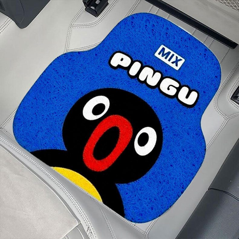 Dropshipping Cartoon Simple Versatile Silk Loop Car Interior Mat, Mud-Scratch-Resistant, Dirt-Resistant, Wear-Resistant, Easy to Clean Floor Mat