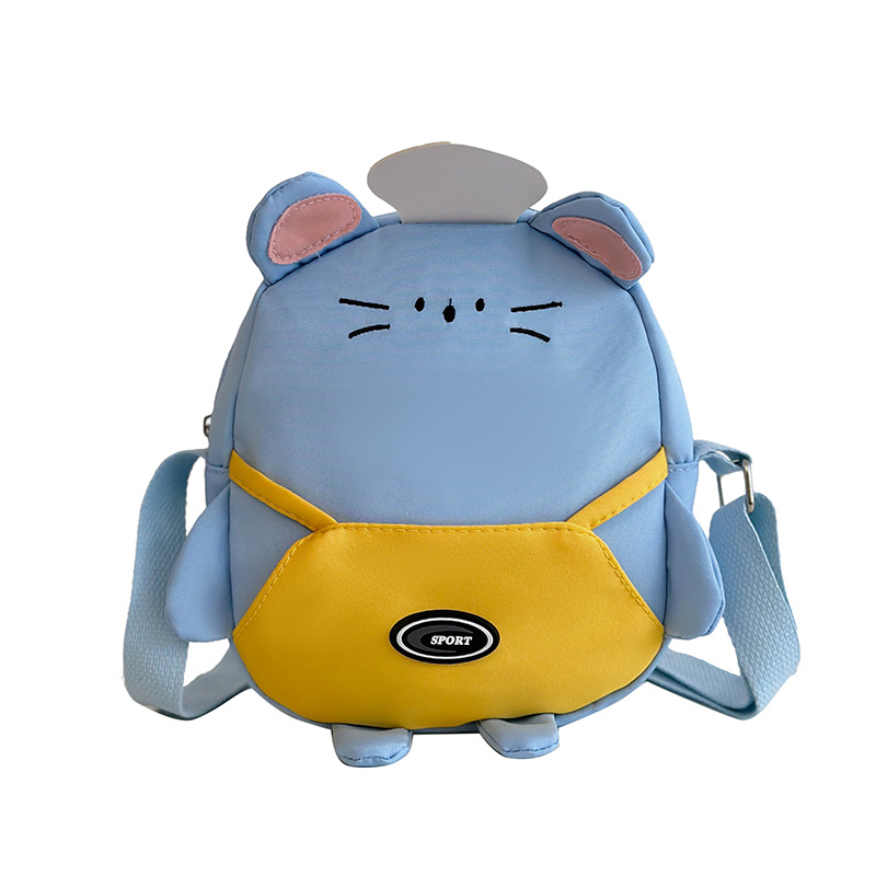 Hombres y mujeres japoneses bolsos mochilas caricaturas lindos ratones de campo bebé bolsos de hombro 2024 nuevos bolsos de colores para niños