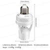 Motion Sensor Light Socket Socket E26E27 Bulb Socket Adapter