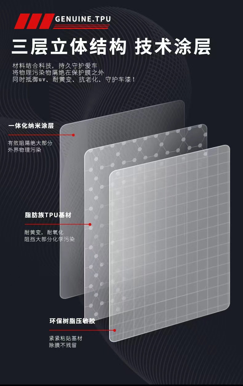 Self-healing tpu invisible car clothing film full body paint protective film matte anti-scratch transparent film for automobile