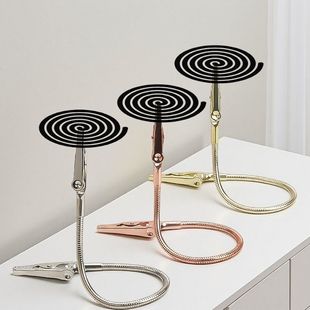 New Portable Mosquito-Repellent Clip Double-Headed Crocodile Clip Mosquito-Repellent Incense Extra Long Metal Wire Incense Holder Clip Mosquito-Repellent Incense Special