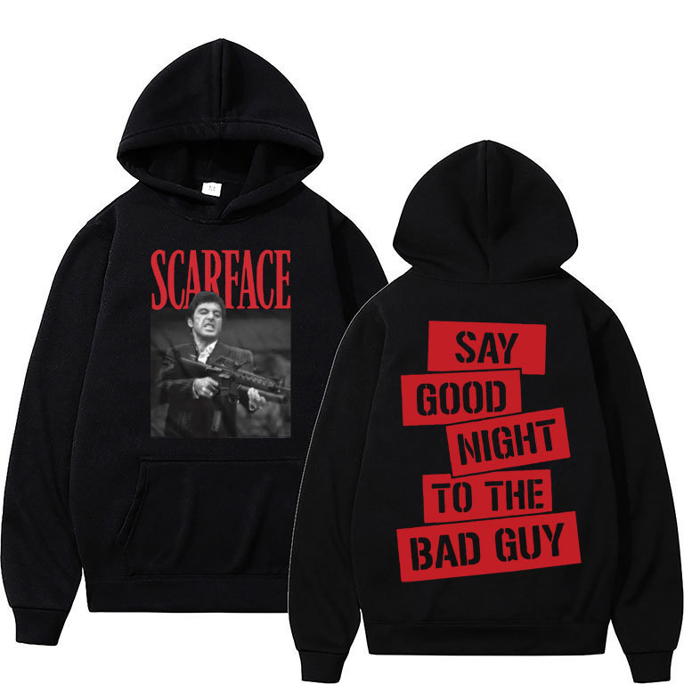 Amazon Independent Station eBay Foreign Trade Scarface Scarface Hoodie Men's and Women's Sweatshirt Coat European Code