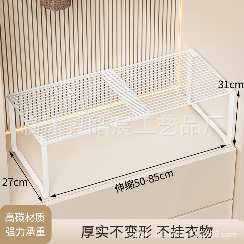 Armario, partición en capas, almacenamiento de artefactos, armario, estante retráctil en el armario