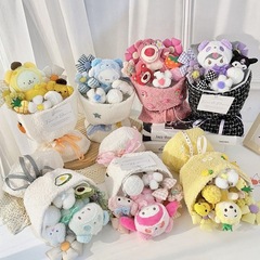 教師のバレンタインデーのお土産ギフト、クラシックスタイルの人形、人形の花束、子供のガールフレンドの誕生日プレゼント、完成品