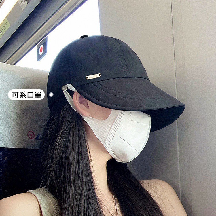 遮阳防晒帽女2025新款渔夫帽大头围帽子女秋冬季鸭舌帽赵露思同款|undefined