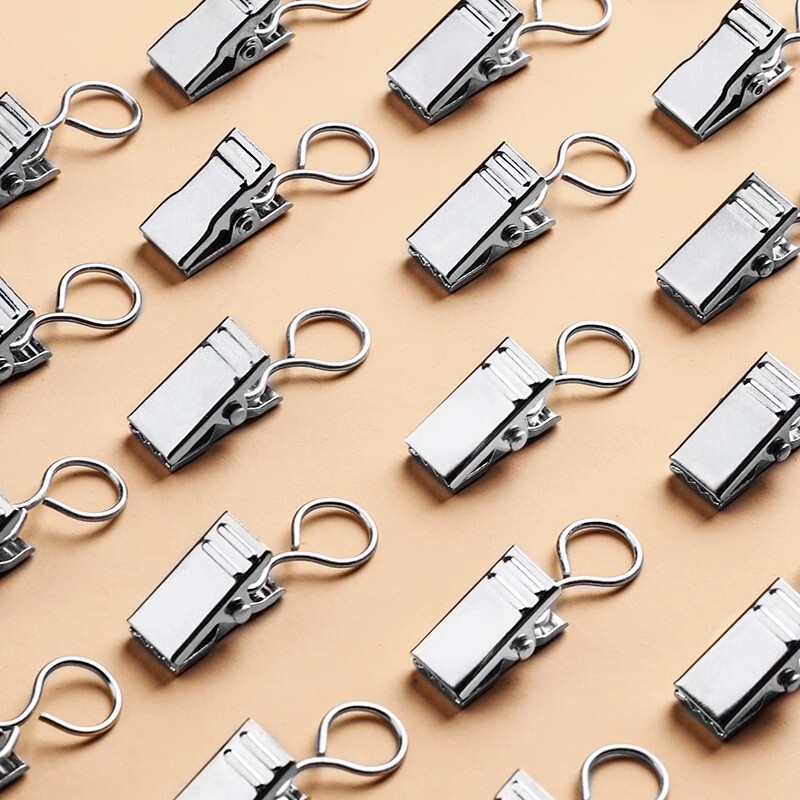 Curtain clip hook buckle accessories stainless steel curtain hanging artifact curtain special track hook small clip Curtain clip hook buckle accessories stainless steel curtain hanging artifact curtain special track hook small clip