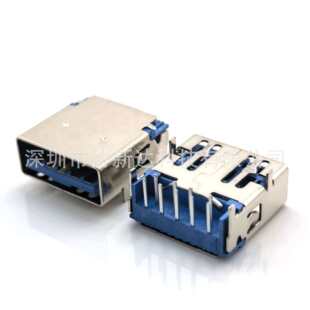 ����USB 3.0ĸ��-AF������90&deg;���9P����DIP�{ɫ�zоĸ�^ ƽ��
