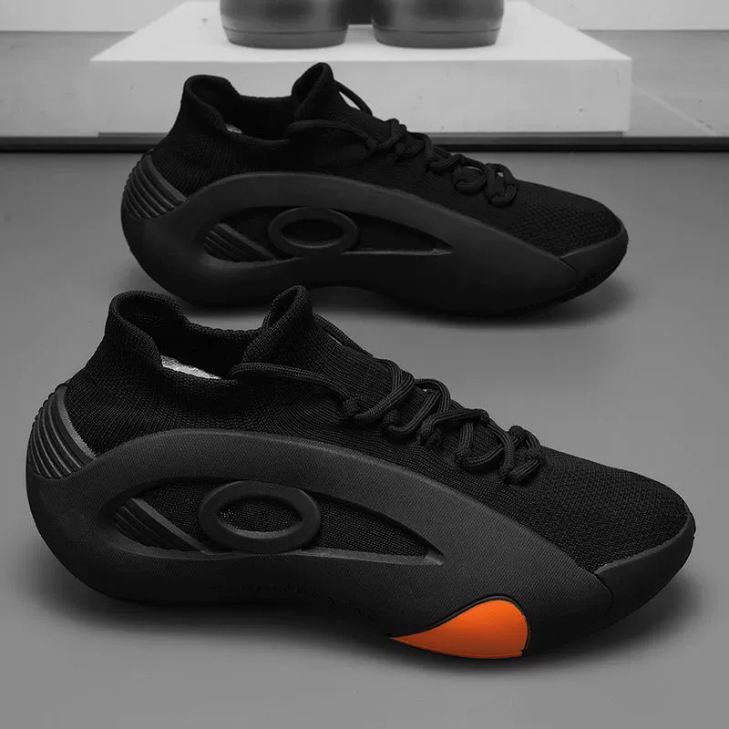 Летние дышащие мужские кроссовки из сетчатой ткани, нескользящие, новинка 2025 года, спортивные носки из сетчатой ткани, повседневные баскетбольные кроссовки, спортивная обувь