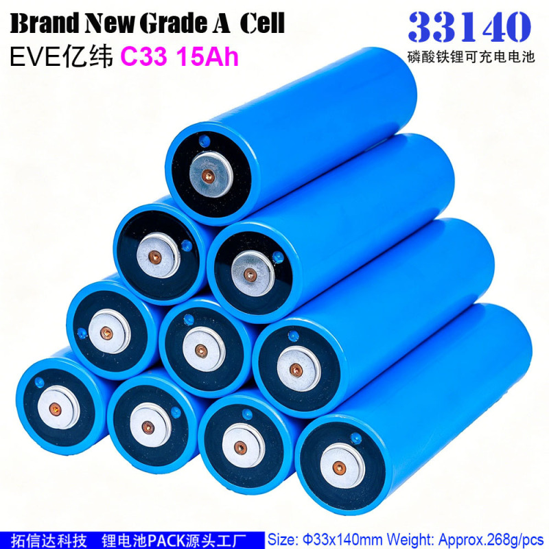 33140 Lithium Iron Phosphate Power Cell Yiwei C33 Cylindrical Large Single Cell Photovoltaic Pure Energy Lifepo4 Lithium Battery 33140 Lithium Iron Phosphate Power Cell Yiwei C33 Cylindrical Large Single Cell Photovoltaic Pure Energy Lifepo4 Lithium Battery