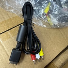 适用于PS2主机AV线  PS2/PS3AV通用RGB高清线 1.8米PS2AV线视频线
