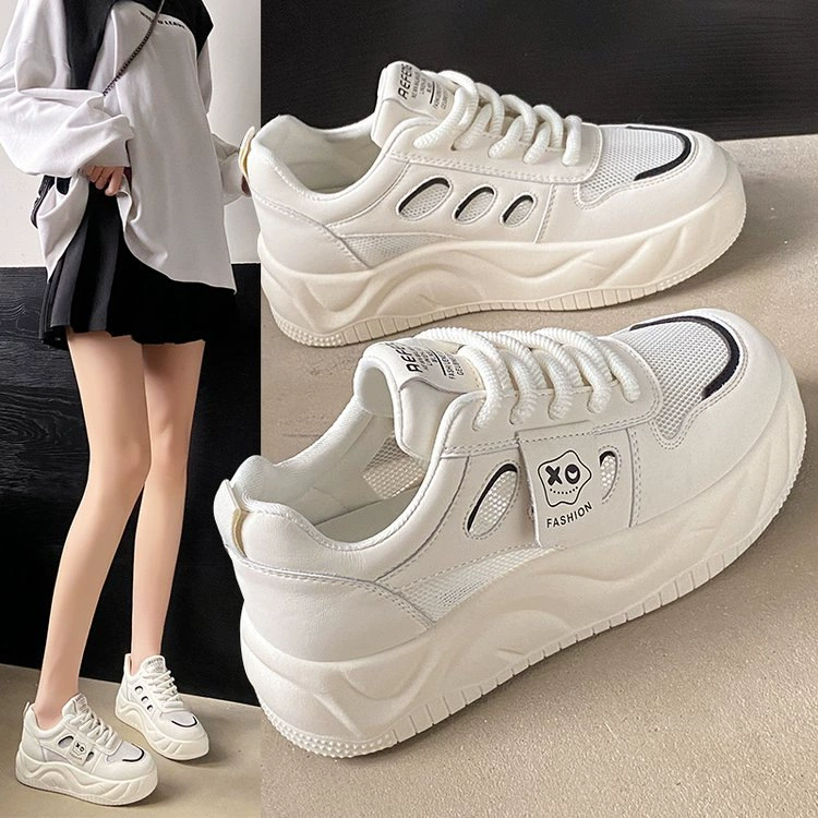 [Спот] сетчатые маленькие белые туфли для женщин летом