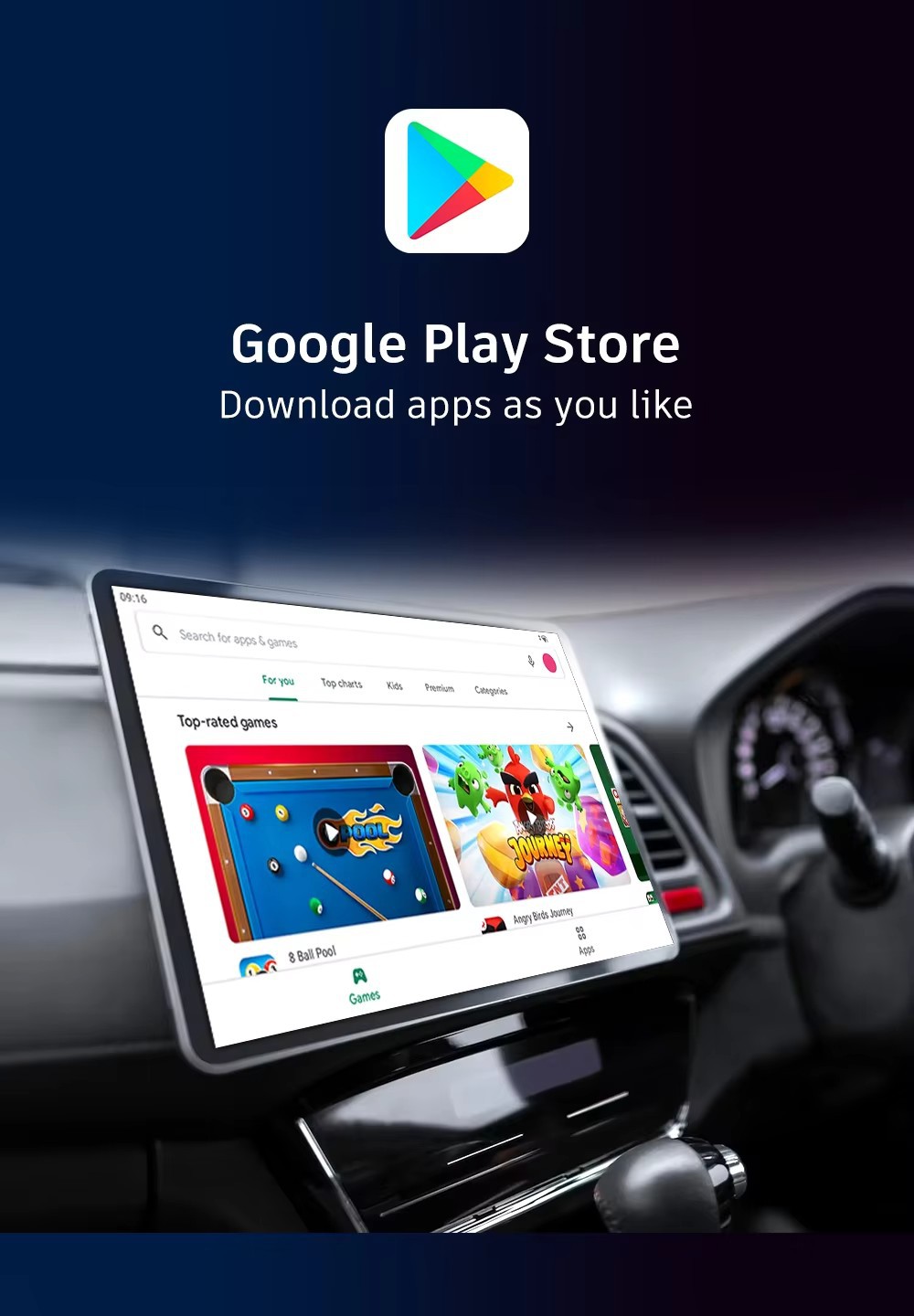 128g Wired to Wireless Carplay Android Box Smart Android Car Box