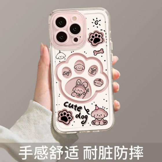 For millet 15Pro mobile phone case 14 space shell 13 red rice K80 cute claw NOTE14 transparent 12 high-level sense