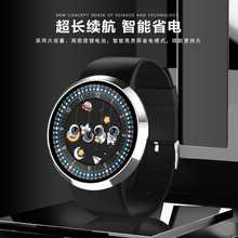 新款高颜值宇航员电子手表合金发光高档触屏学生炫酷个性LED腕表