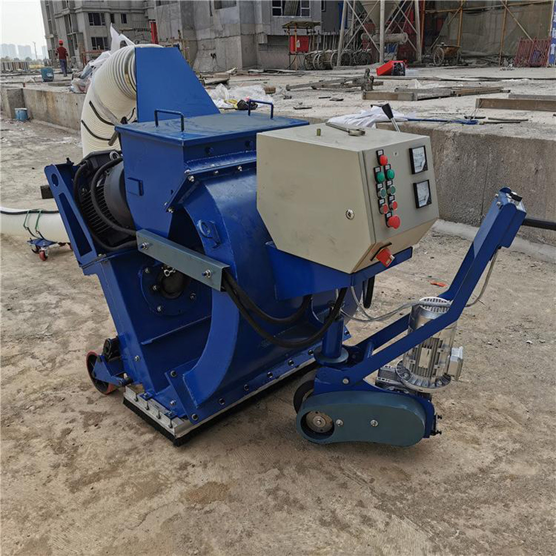 桥梁钢板除锈抛丸机 移动式抛丸机 桥面打毛机