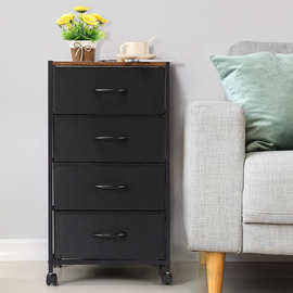 供应新款简约客厅收纳三层布袋置物架 多功能收纳架储物架可定 制