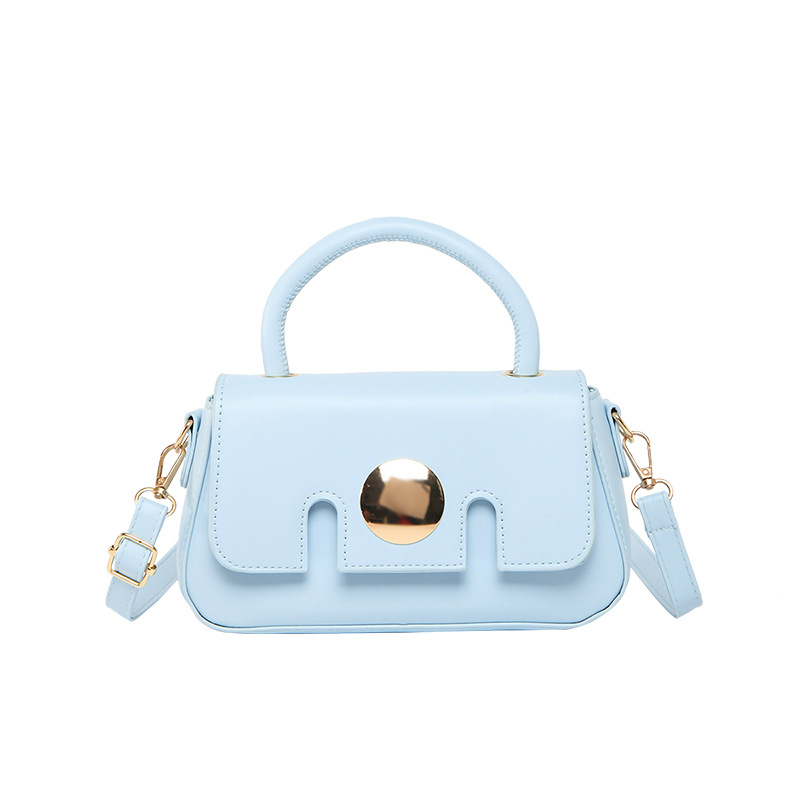 Bolso de un solo hombro de estilo occidental simple de moda de personalidad francesa 2025 primavera nueva versión coreana bolso pequeño de mensajero casual