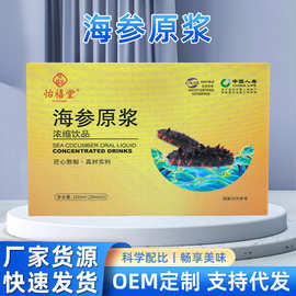 海参原浆口服液浓缩精华即食饮品贴牌定制OEM源头工厂海参浓缩液