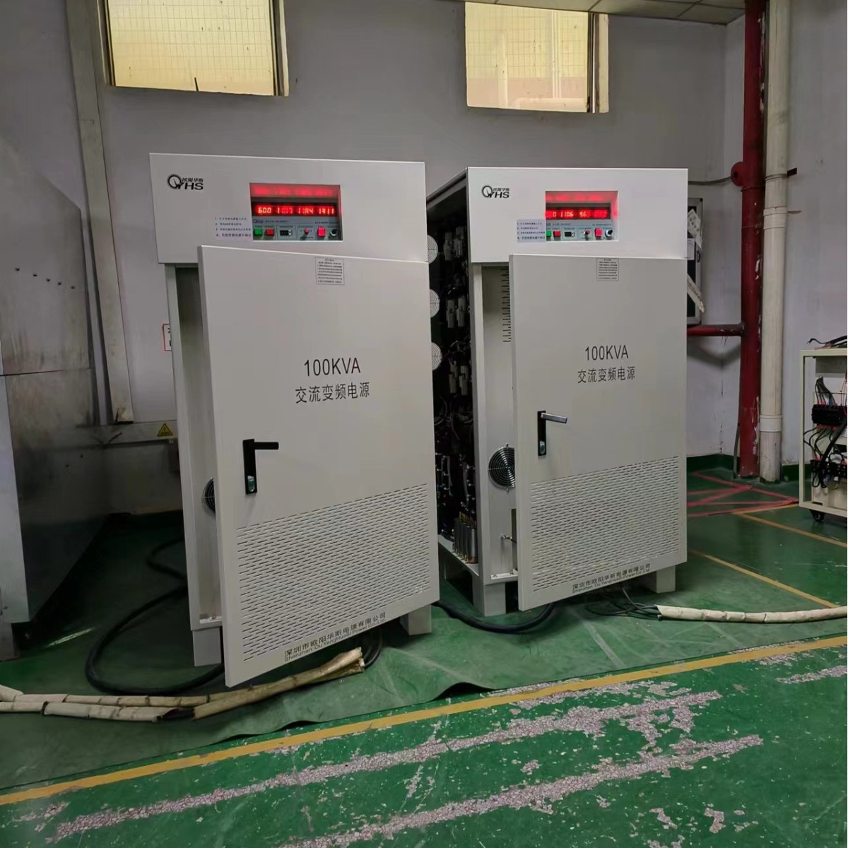 ŷ����˹����100KVA��Ƶ��Դ������ݸ��ʯ�����480V 60HZ