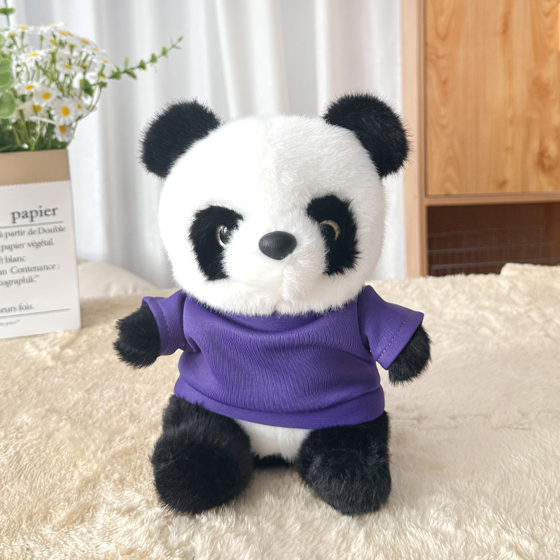 Dollos lindos de peluche, muñecas de ropa, muñecas de denim, Sichuan, Chengdu, recuerdos, logotipo