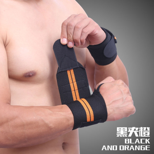 Wholesale fitness assistance band strength strap wrist guard exercise weightlifting parallel bar assistance winding assistance protective equipment