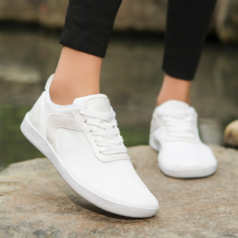 2025 nuevo tamaño transfronterizo cabeza ancha zapatos descalzos pareja zapatos deportivos casuales zapatos casuales al aire libre