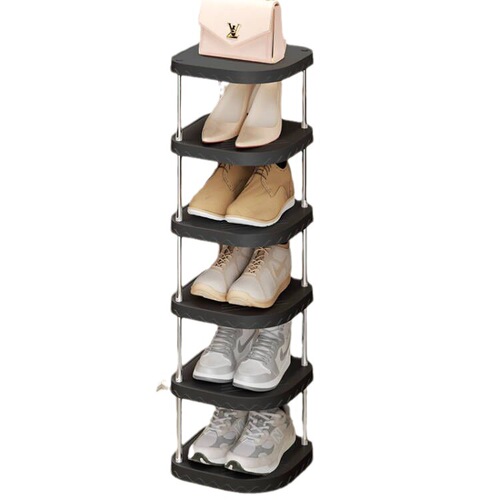 Shoe storage shoe rack small narrow doorway storage household shoe cabinet dormitory simple small apartment space saving one piece